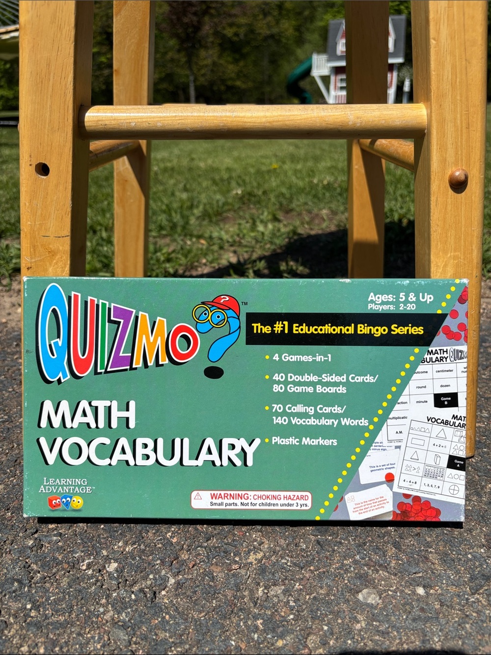 Quizmo Math Vocabulary‎ Game - Green Box